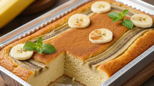 Resep Schotel Pisang Roti Tawar Kukus