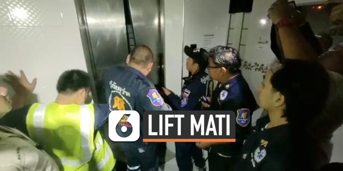 VIDEO: Lift Mati, Penghuni Apartemen Terjebak Lebih dari 1 Jam