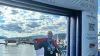 Perenang Indonesia Benhart Hutabarat Sukses Taklukkan Danau Worthersee di Austria Sepanjang 34 km