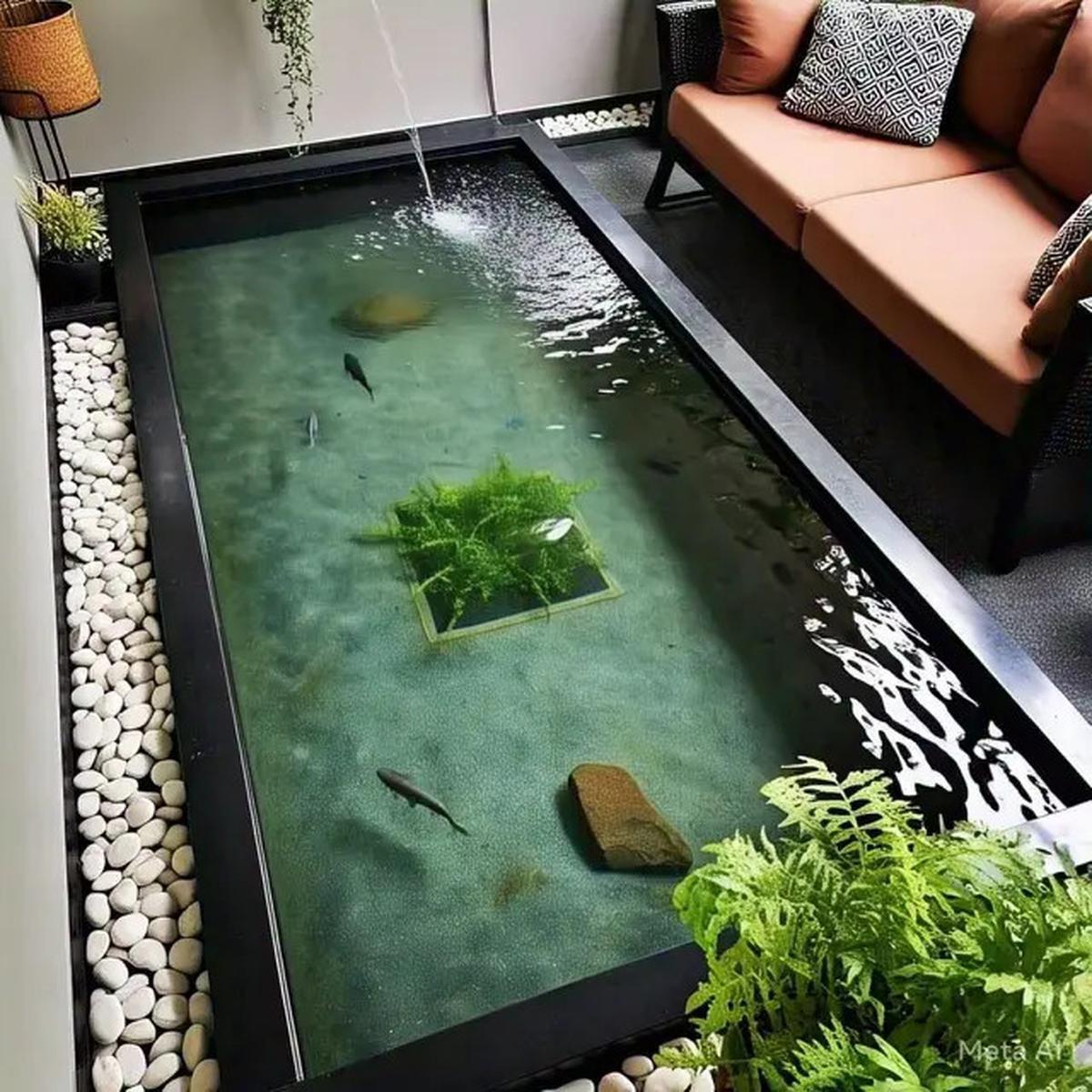 Panduan Lengkap Membuat Kolam Ikan Hias di Rumah Sempit, Bikin Asri dan Estetik