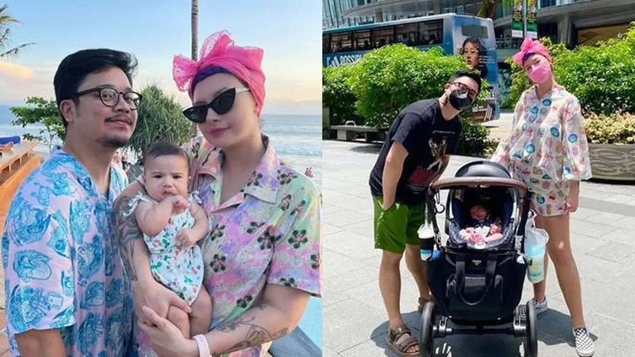 6 Potret Derby Romero dan Claudia Adinda yang Kompak Asuh Buah Hati
