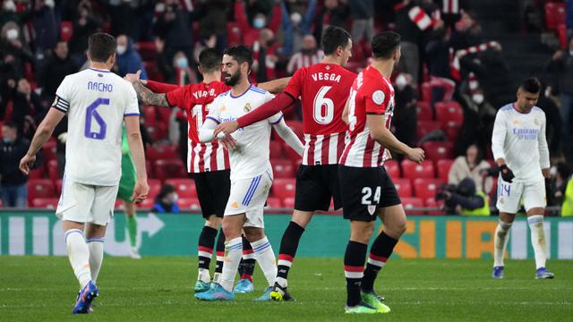 Foto: Usai Barcelona, Giliran Real Real Madrid Disingkirkan Athletic Bilbao di Perempatfinal Copa Del Rey 2021 / 2022