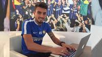 Alex Telles baru dibeli Inter Milan dari Galatasaray musim panas 2015 ini (c) Twitter @Inter