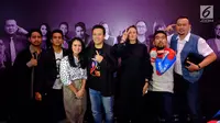 Sejumlah artis artis mendukung gerakan cegah SARA dan Radikalisme yang digagas Presiden Jowo Widodo. (Rizky Aditya Saputra/Liputan6.com)