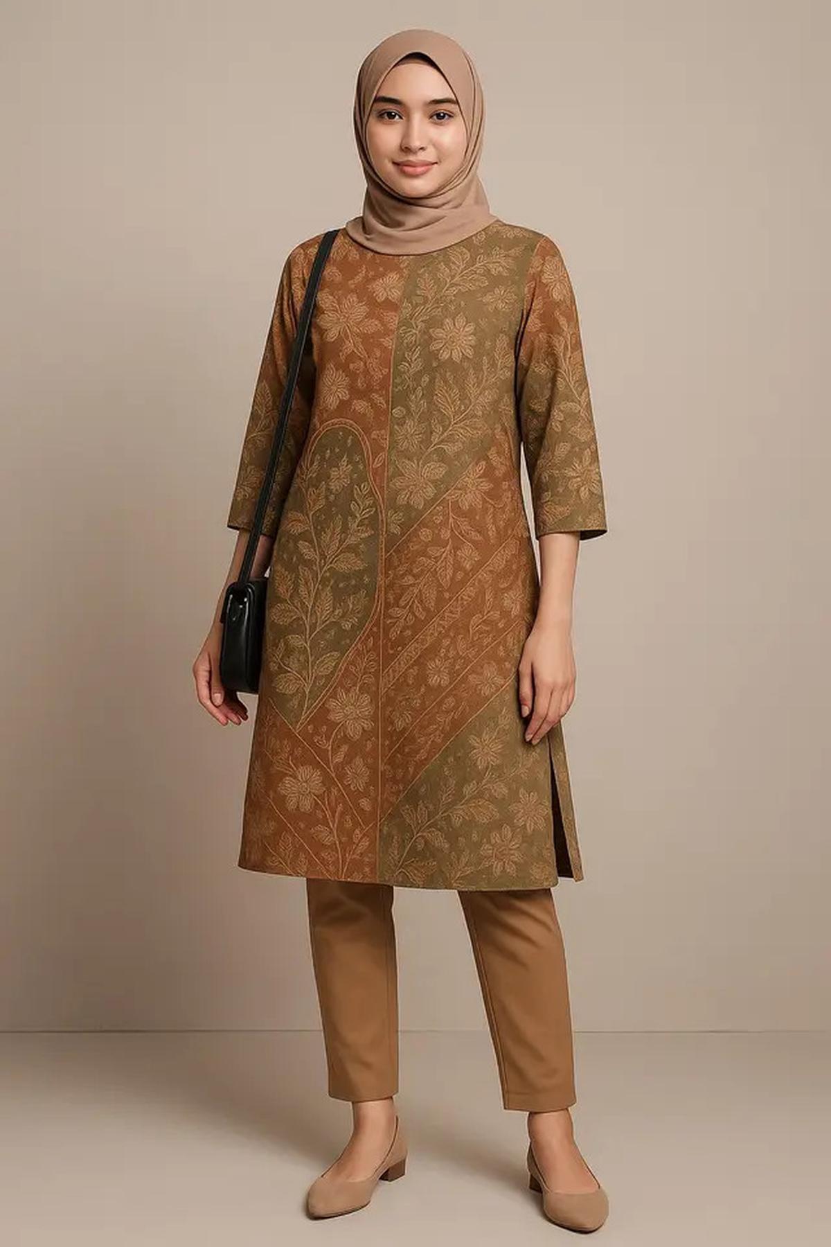 7 Model Tunik Batik Belah Samping Kanan Kiri Tren 2025, Anggun dan Nyaman untuk Segala Aktivitas