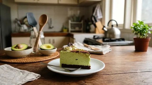 Avocado Mousse Cake