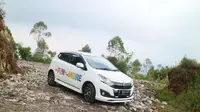 Tes Drive New Daihatsu Ayla ke Ciwidey, Bandung. (Herdi Muhardi)