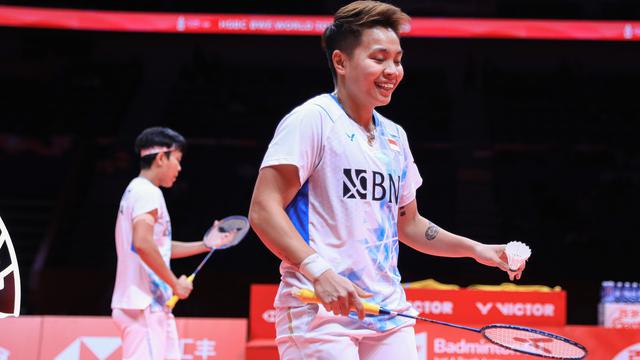 Apriyani Rahayu/Siti Fadia Silva Ramadhanti - BWF Wolrd Tour Finals 2023 - Bulu Tangkis