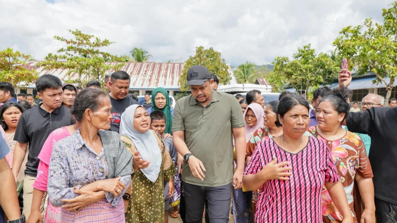 Gubernur Sumatera Utara Bobby Nasution sambangi Kecamatan Tukka, Tapanuli Tengah
