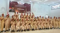 Kepengurusan Srikandi Purnawirawan Pejuang Indonesia Raya (PPIR) yang merupakan salah satu organisasi sayap Partai Gerindra dilantik di Gedung Sekar Wijaya Kusuma, Jakarta Timur, Rabu (30/11/2022). (Ist)