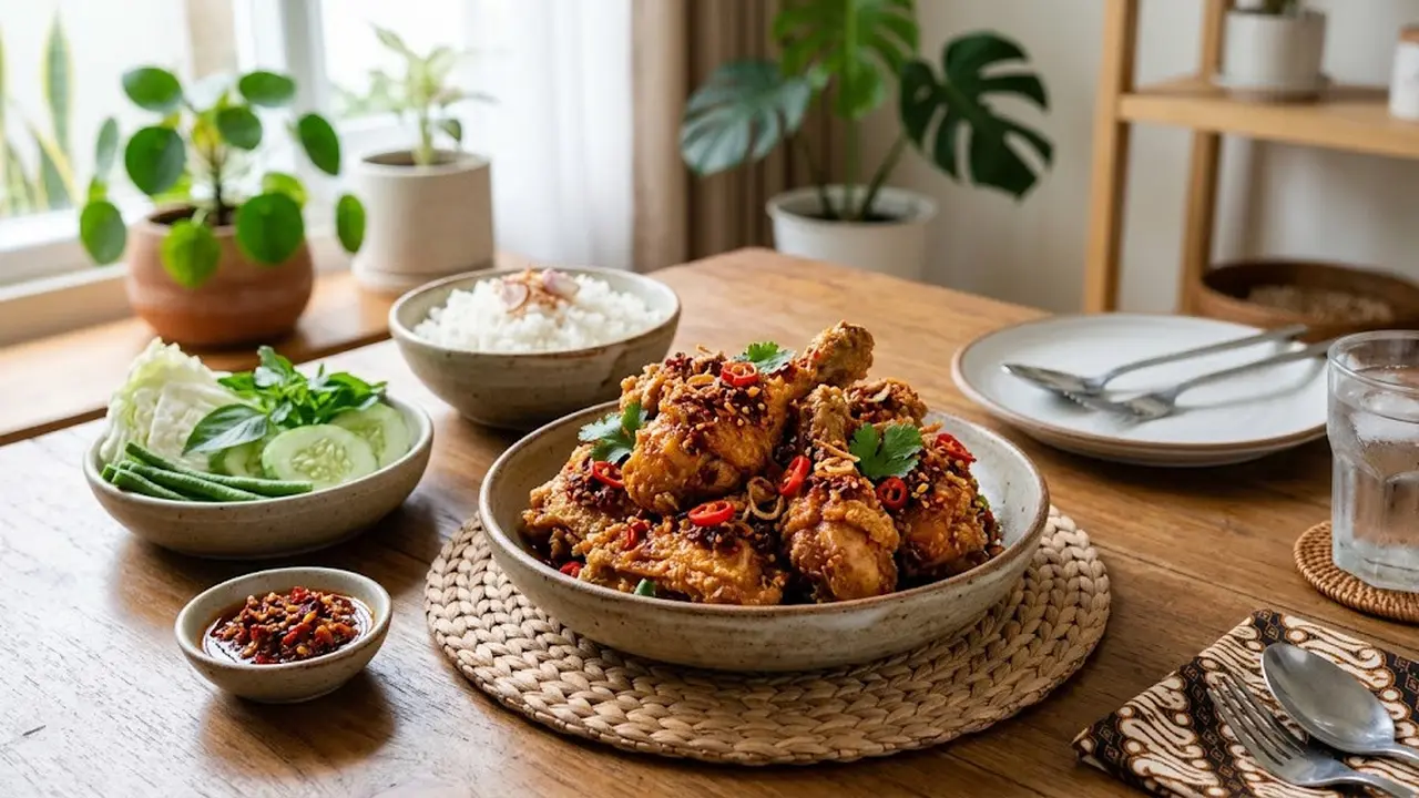 Resep Ayam Goreng Chili Oil Renyah yang Bikin Nagih