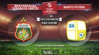 Bhayangkara Surabaya United Vs Barito Putera (Bola.com/Adreanus Titus)