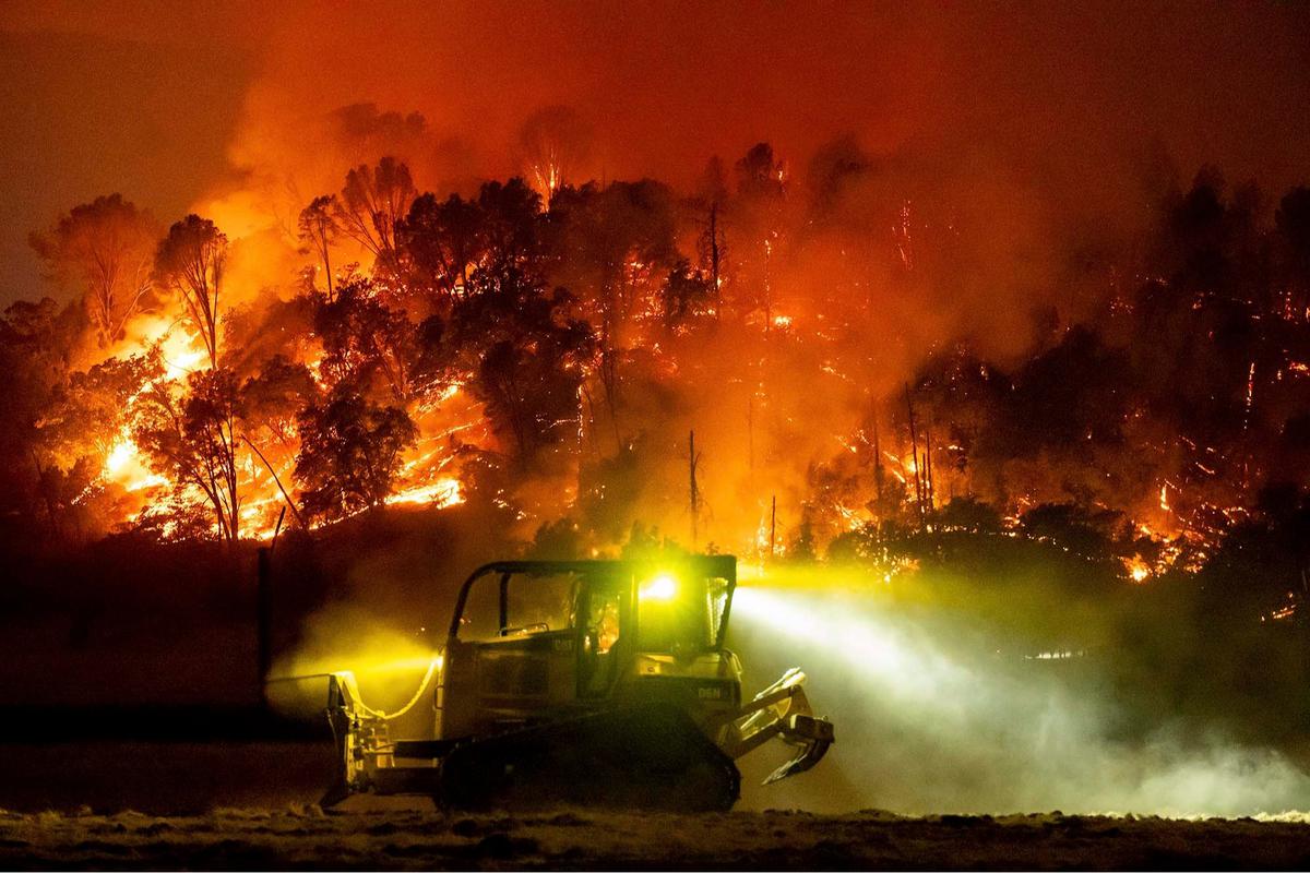 FOTO: Ngerinya Kebakaran Hutan di Napa County, Ribuan Warga California Dievakuasi