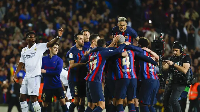 FOTO Barcelona Vs Real Madrid