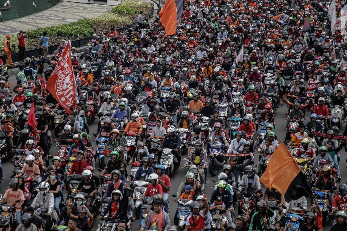 Konvoi Persija Juara Piala Presiden