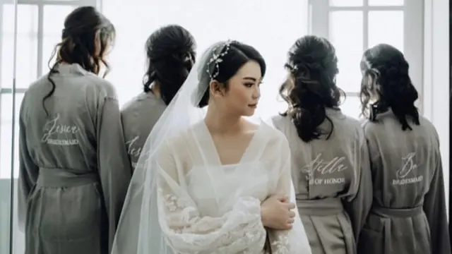 Wedding Robe Gingerolive For Bridesmaid & Maid