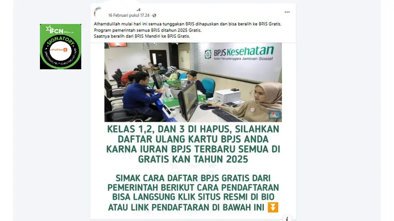 Waspada! Modus Baru Penipuan Mengatasnamakan BPJS Kesehatan Beredar Luas - Cek Fakta Liputan6.com