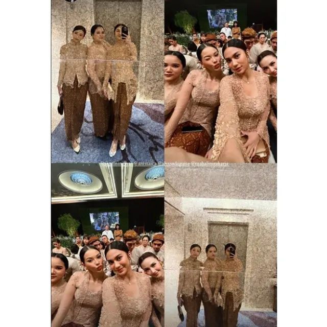 6 Potret Bridesmaid dan Groomsmen Thariq Halilintar – Aaliyah Massaid, Turut Bahagia