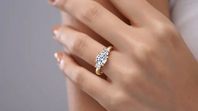 Model Cincin Berlian Emas Kuning/Ilustrasi AI
