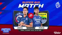 Link Live Streaming BRI Liga 1 : Arema FC Vs Persib Bandung di Vidio, Duel Sengit Tim Papan Atas. (Sumber : dok. vidio.com)