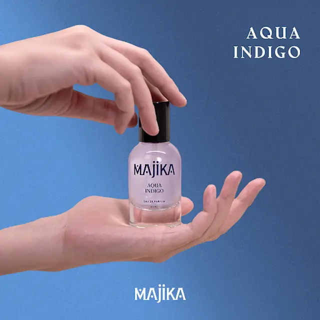 MAJIKA Eau De Parfum Aqua Indigo. ©MAJIKA