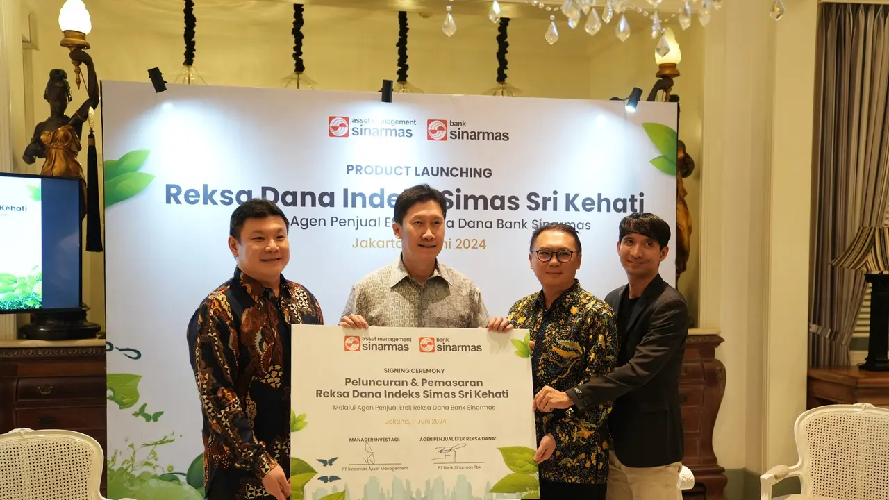 PT Bank Sinarmas Tbk (Bank Sinarmas) meluncurkan reksadana Indeks Simas Sri Kehati pada Selasa (11/6/2024). (Dok Sinar Mas)