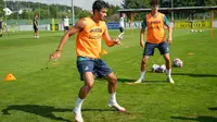 Nathan Tjoe-A-On menjalani latihan pramusim jelang 2024/2025 bersama Swansea City di Austria. (Dok. Swansea City)