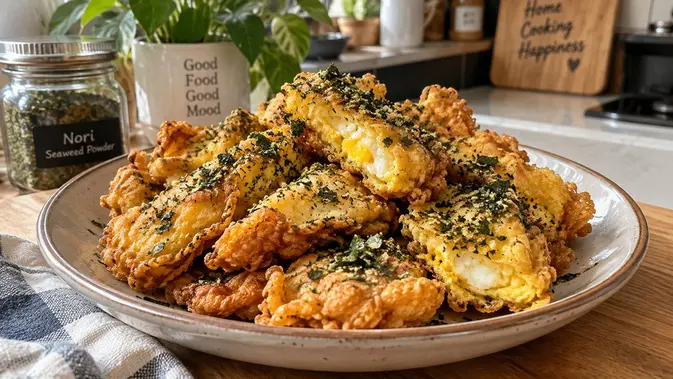 Resep Telur Goreng Tepung dengan Bumbu Rumput Laut, Cocok Jadi Camilan yang Bahannya Sederhana