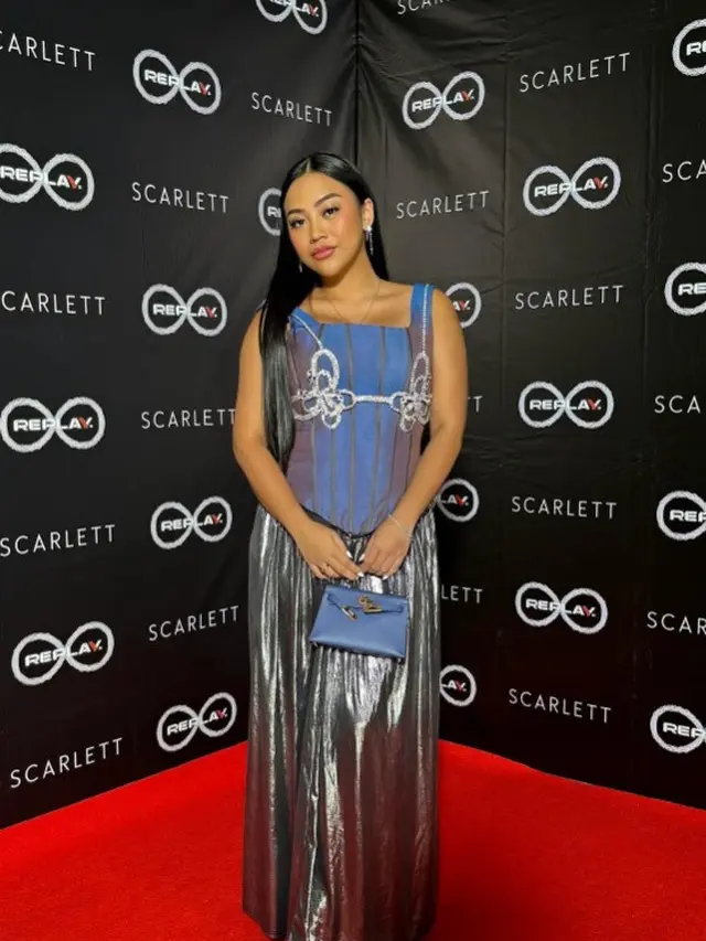 Potret Chelsea Veronnia di Met Gala Tiktok Replay 2023 (Sumber: Instagram/chelsea_veronnia)