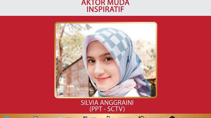 Aktris Para Pencari Tuhan Jilid 12 SCTV, Silvia Anggraini, meraih penghargaan di Anugerah Syiar Ramadhan 2019. (Instagram @kpipusat)