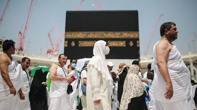 Ilustrasi prosesi haji di Masjidil Harram Mekkah (Istimewa)