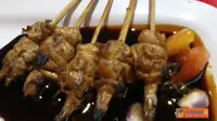 Maknyusnya Sate Jamur Tiram Mas Oji