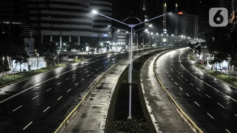 FOTO: Sunyi Ibu Kota di Malam Tahun Baru