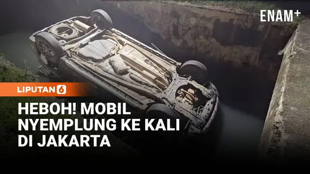 Kronologi Taksi Online Jakarta Nyemplung Ke Kali
