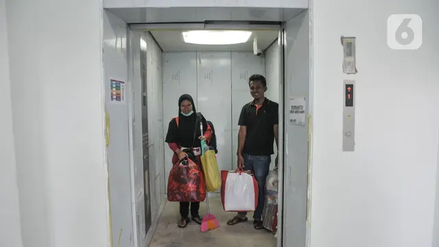 Relokasi Korban Kebakaran Pasar Gembrong ke Rusun Cipinang Besar Utara