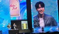 Menggebrak Indonesia! Kim Seon Ho Jadi Aktor Korea Pertama Gelar Fan Meeting di Indonesia Arena. Fan Meeting Kedua Kim Seon Ho di Jakarta Sukses Besar! (Foto: Aditya Eka Prawira/Liputan6.com)