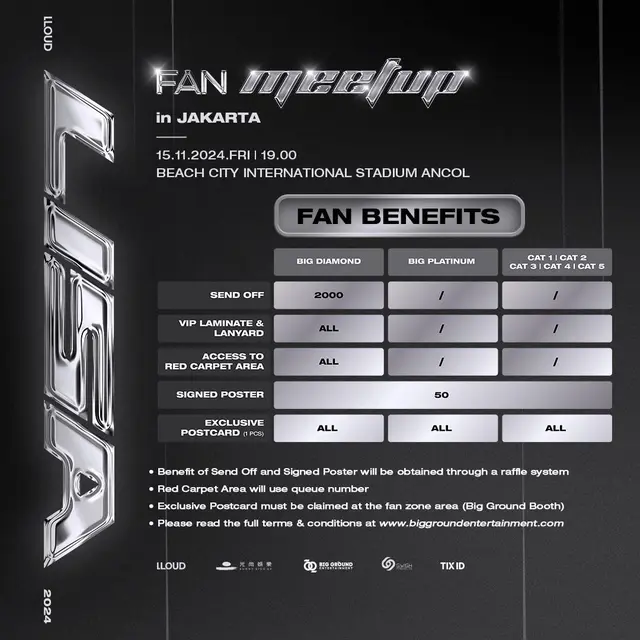 Fan Meetup Lisa Blackpink di Indonesia.