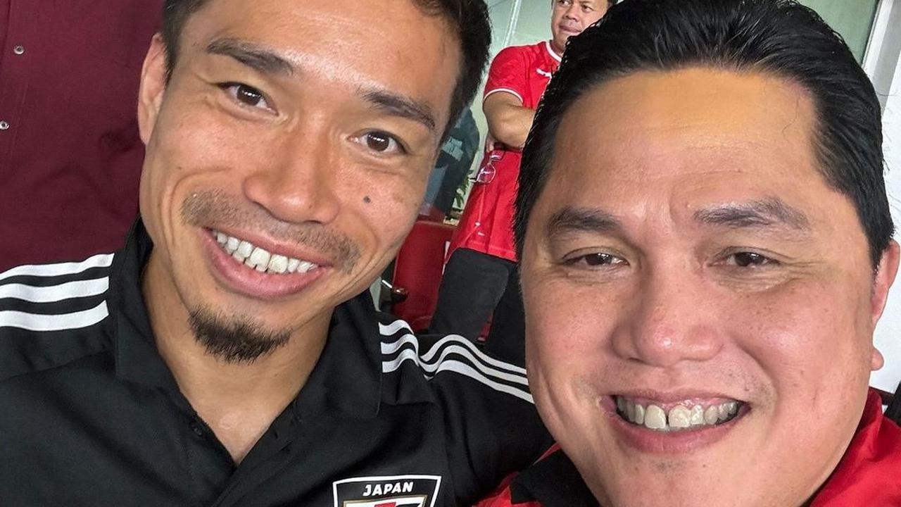 Reuni Erick Thohir dengan Pemain Jepang Nagatomo