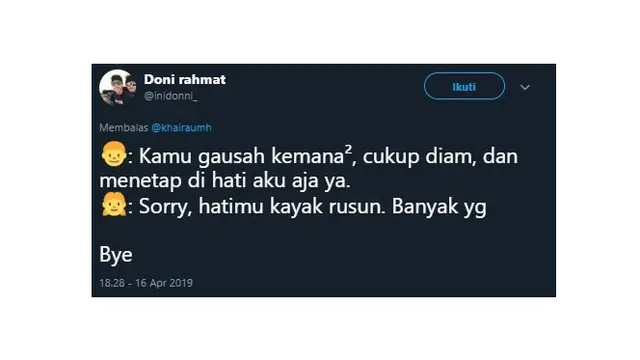 Curhatan Netizen Kamu Gak Usah Kemana-mana