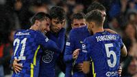 Chelsea meraih kemenangan 4-0 atas Malmo FF pada laga ketiga Grup H Liga Champions di Stamford Bridge, Kamis (21/10/2021) dini hari WIB. (AFP/Adrian Dennis)