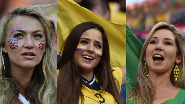 Piala Dunia Hipnotis Fans Cantik
