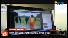 Pihak sekolah memastikan kedua pelajar yang tengah berduel itu karena mengikuti dorongan para alumni.