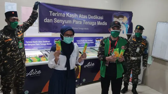 Kiriman APD dan Es Krim Bikin Tenaga Medis Ceria Hadapi Virus Corona