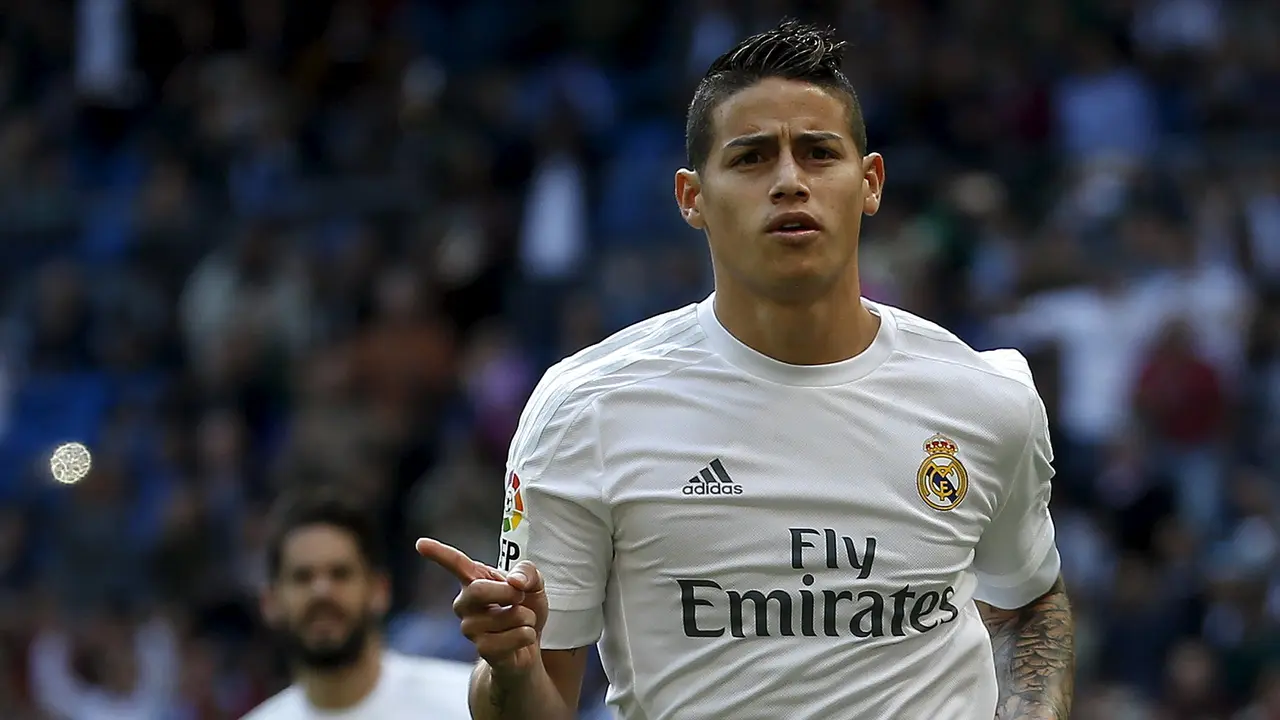 Gelandang Real Madrid James Rodriguez (Reuters)