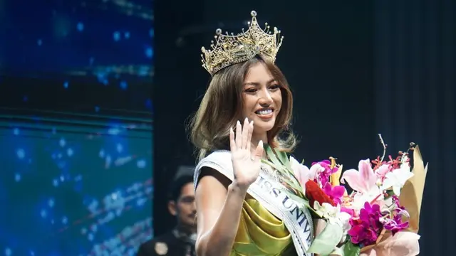 Potret Sanly Liu selama Ajang Miss Universe Indonesia 2025