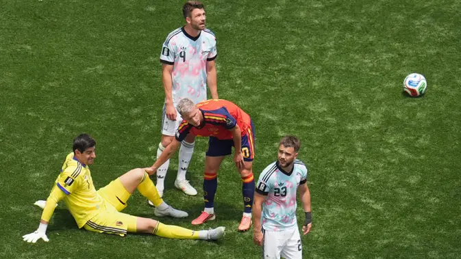 Courtois vs Olmo: Momen Epik Perempat Final Piala Dunia