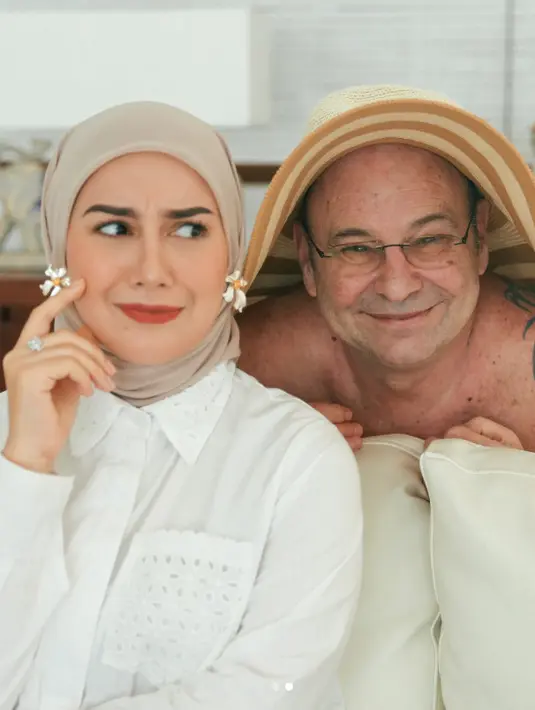 <p>Irish Bella dan ayahnya, Johan De Beule. (Instagram @debeulejohan2018)</p>