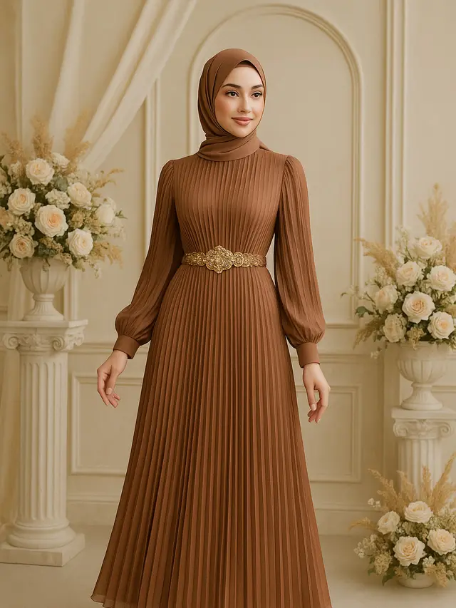 Inspirasi Dress Muslimah Kekinian yang Cocok Buat Pesta