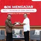 Otoritas Jasa Keuangan (OJK) menggelar &ldquo;OJK Mengajar&rdquo; dengan tema &ldquo;Pembiayaan di Era Digital&rdquo; di Universitas Airlangga (Unair), Jawa Timur, Jumat (27/10/2023). (Dok OJK)