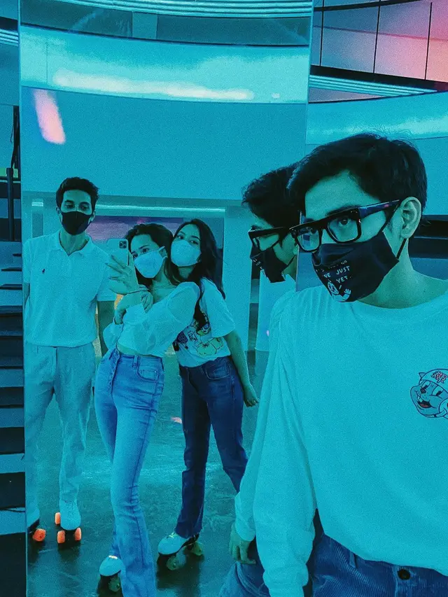 Disebut Double Date, Ini 6 Momen Beby Tsabina, Bio One, Hanggini dan Junior Roberts